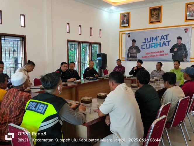 
					Jum’at Berkah Brimob Polda Jambi Hadir Ditengah Masyarakat Desa Lopak Alai Kumpeh Ulu
