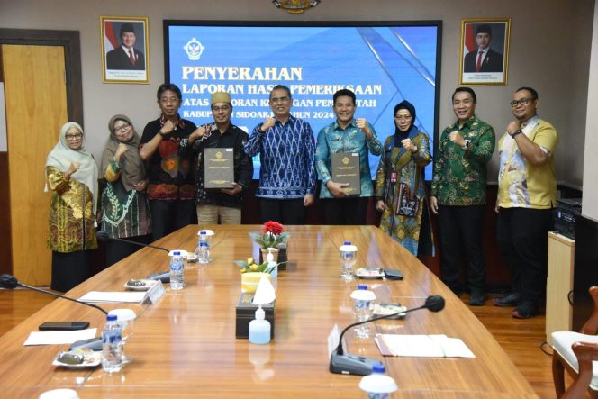 
					Kabupaten Sidoarjo Kembali Terima Opini WTP Kedua belas Kali Berturut-turut
