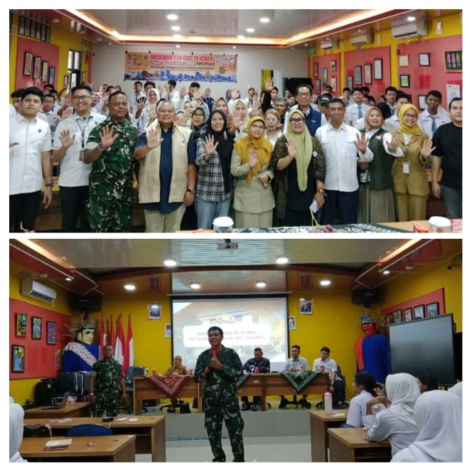 
					Perwakilan Danramil 03 Tanjung Priok kodim 0502 Hadiri Roadshow FGD Goes To School di SMA Negeri 80 Jakarta Utara