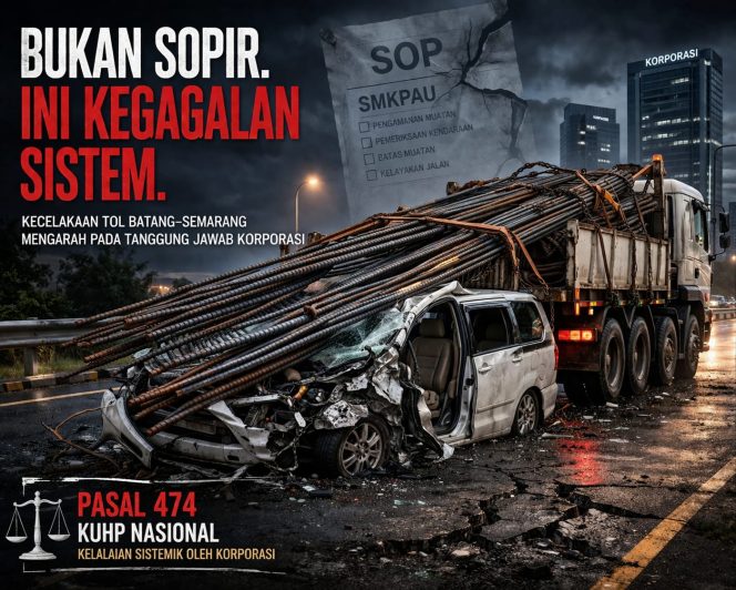 
					Kecelakaan Maut di Tol Batang–Semarang: Dugaan Kegagalan Sistem, Bukan Sekadar Kelalaian Sopir